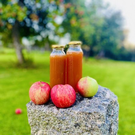 apple juice with apples